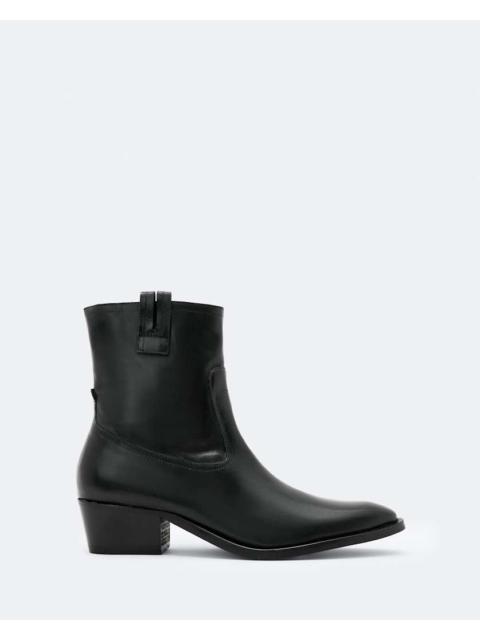 ALLSAINTS JURA ZIP-UP LEATHER BOOTS