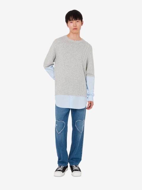 Moschino WOOL AND CASHMERE BLEND PULLOVER