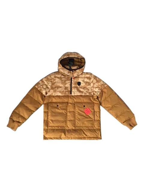 Nike Nike LeBron Hybrid Half Pull Chain Warm Down Jacket Wheat Yellow AT3905-790