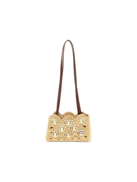 rabanne 1969 pads appliqué shoulder bag