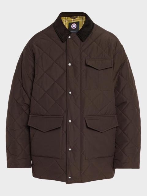 Canada Goose Men's Terra Water-Repellent Nylon Quilted Coat
