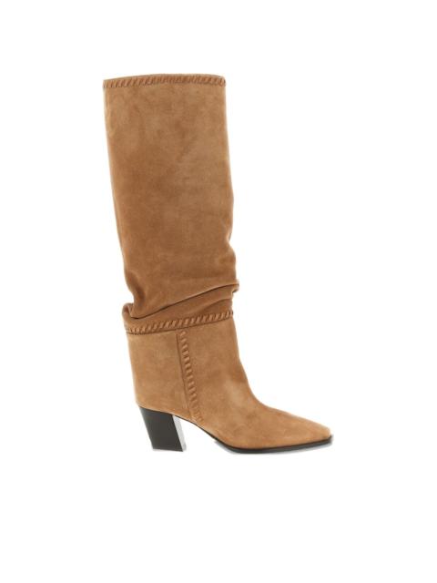 60mm Hart stitched knee-high boots