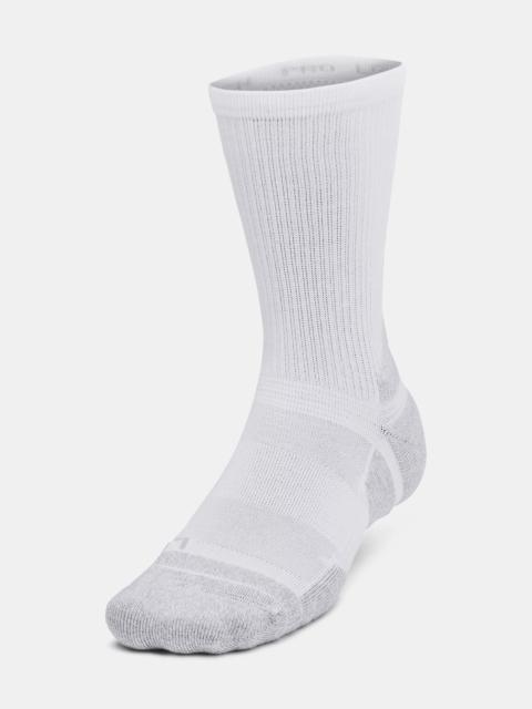 Under Armour Unisex UA Performance Tech Pro 3-Pack Crew Socks