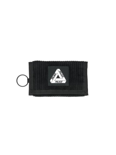 PALACE CORDUROY TRI WALLET BLACK