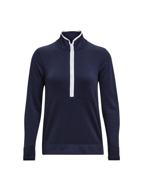 Under Armour (WMNS) Under Armour Storm Sweater Fleece Half Zip Sweater Fleece 'Navy Blue' 1382923-410