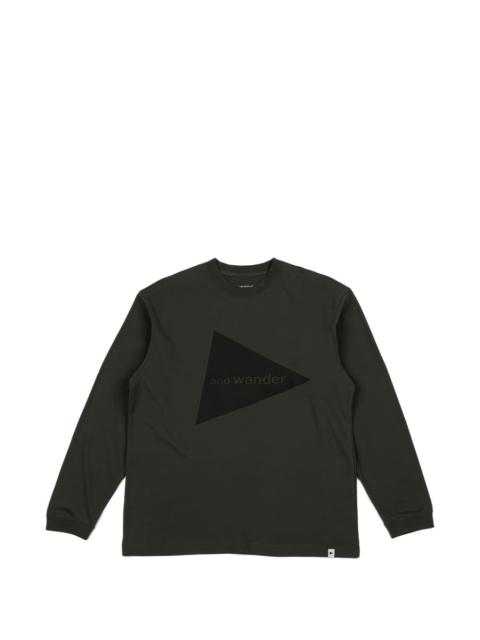 and Wander logo-print long-sleeves T-shirt