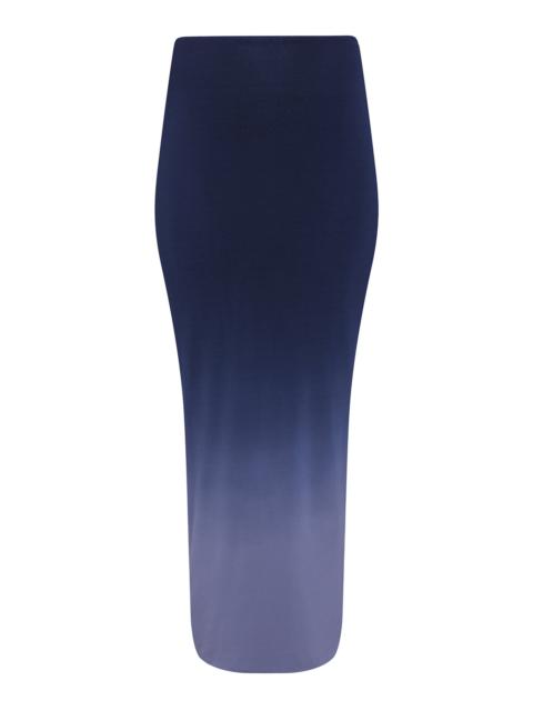 Alaïa Ombre Jersey Maxi Skirt grey