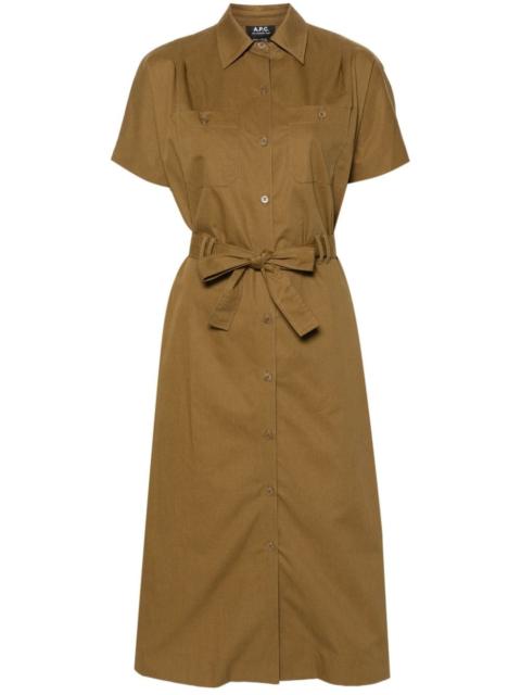A.P.C. shirt midi dress