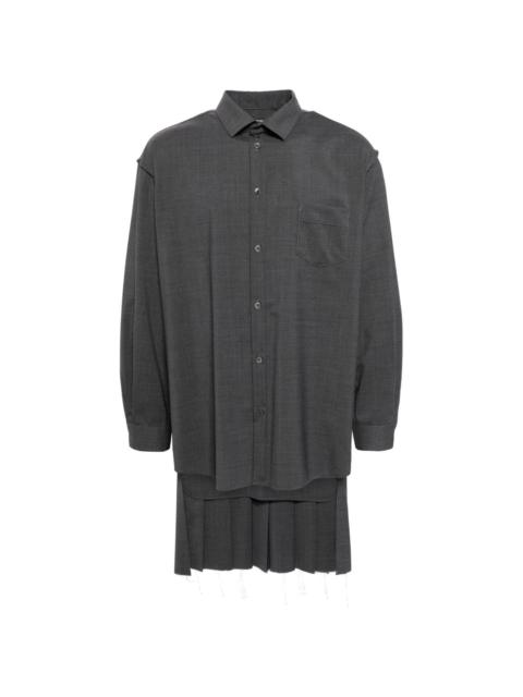 long-sleeved wool shirts