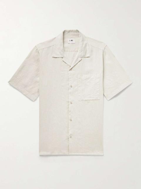 Julio 5029 Convertible-Collar Linen Shirt