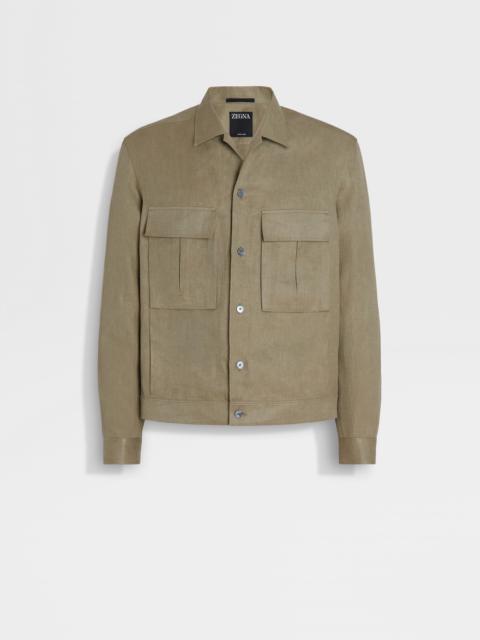 ZEGNA OASI LINO OVERSHIRT