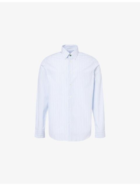 Paul Smith Striped Long-Sleeved Cotton Shirt