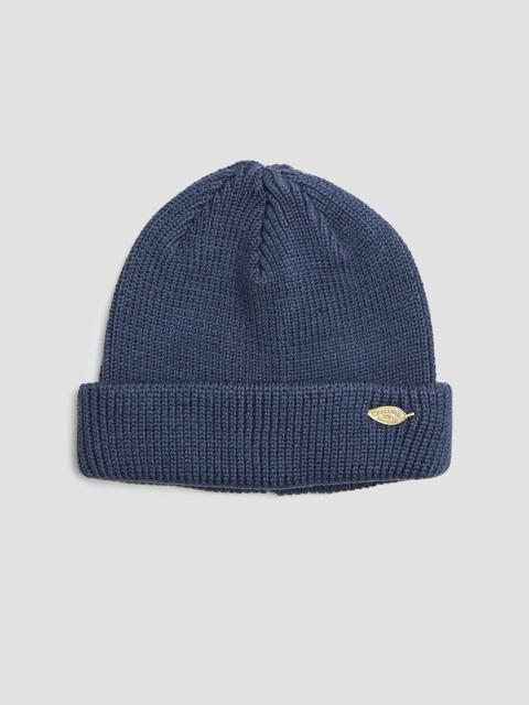 Nigel Cabourn Wild Bricks Heavy Leaf Watch Cap in Indigo