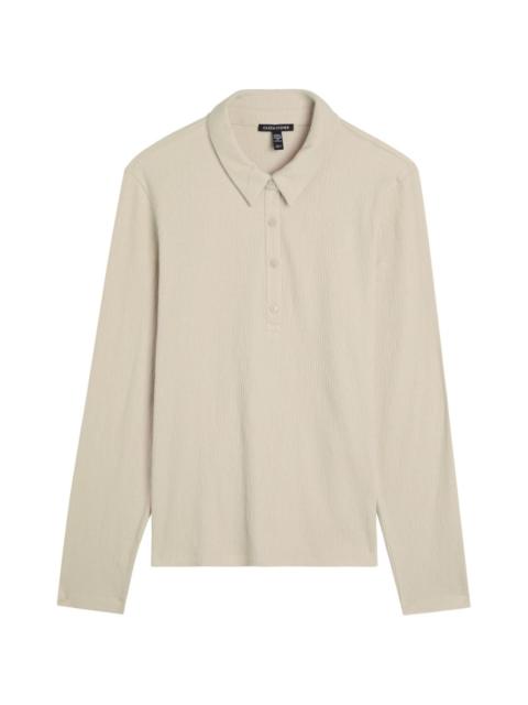 EILEEN FISHER button-fastening polo shirt