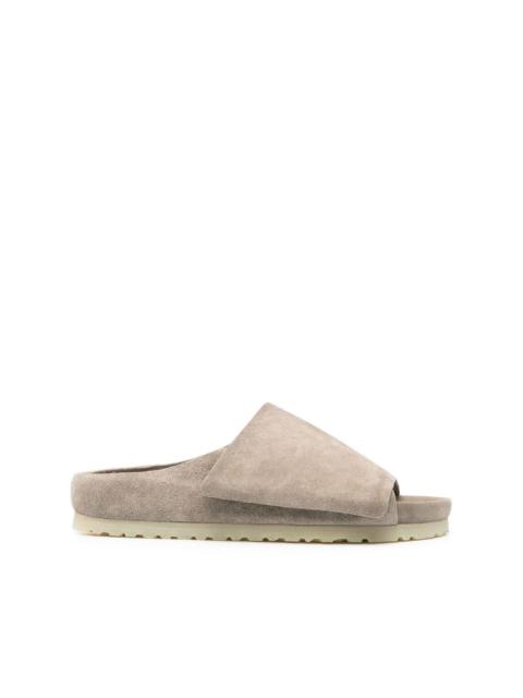 slip-on suede slippers
