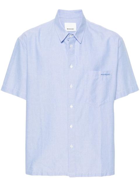 Isabel Marant Iggy logo-embroidered shirt