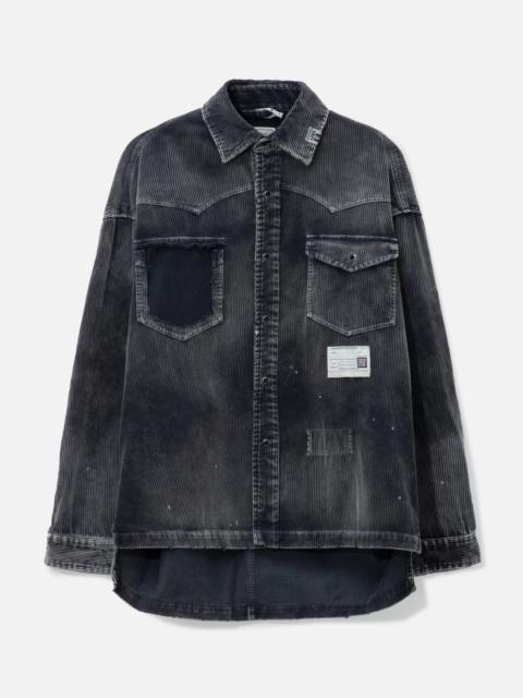Maison MIHARAYASUHIRO AGED CORDUROY SHIRT