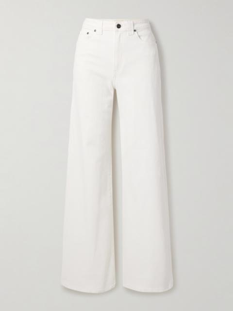 KHAITE Dane High-rise Wide-leg Jeans