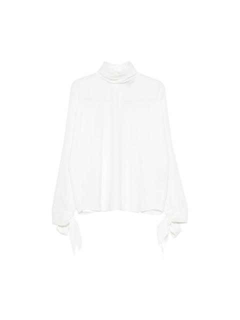 EMPORIO ARMANI Crepe blouse