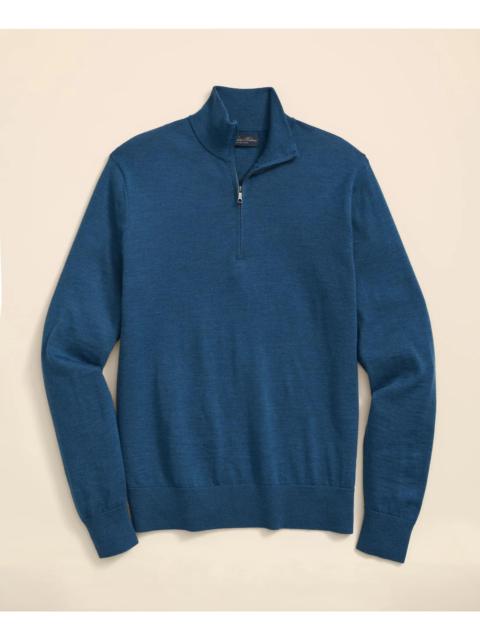 Brooks Brothers Ultimate Merino Wool Quarter-Zip Sweater