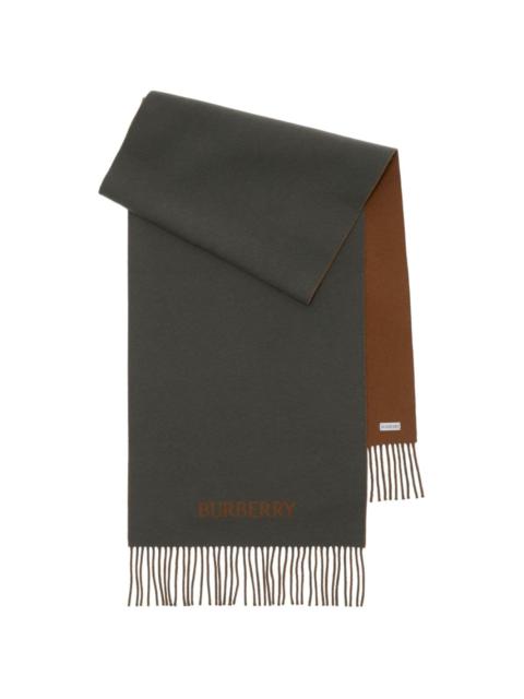 reversible cashmere scarf