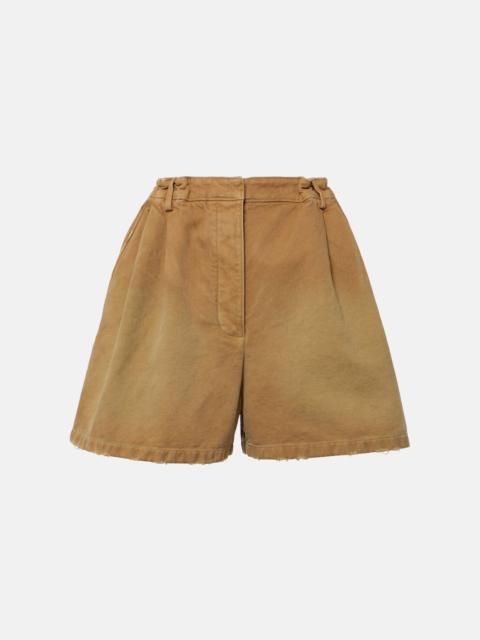 Prada Cotton canvas shorts