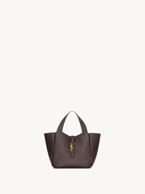 SAINT LAURENT LE 5 À 7 BABY BEA IN GRAINED LEATHER
