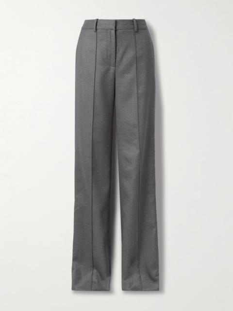 ADAM LIPPES Wyatt Wool-blend Twill Straight-leg Pants