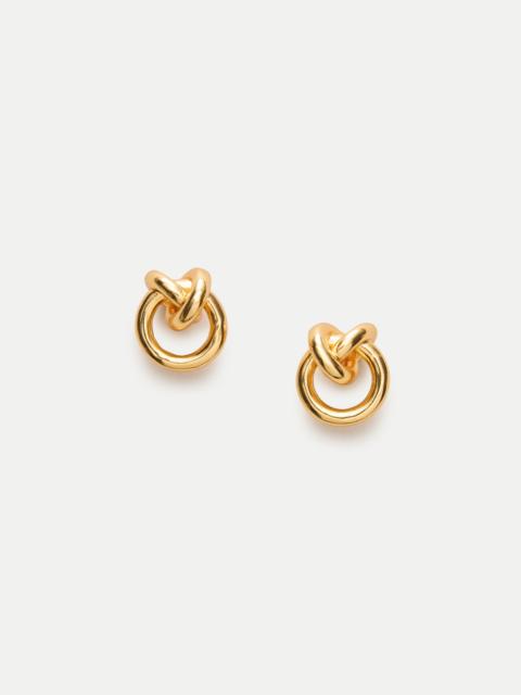 J.CREW Sculptural knot stud earrings