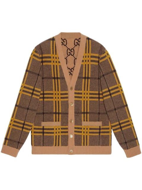 GUCCI reversible wool cardigan