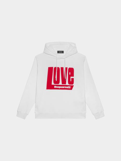 DSQUARED2 D2 LOVE COOL HOODIE