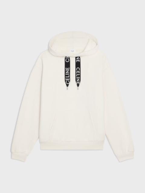 celine loose hoodie IN COTTON FLEECE