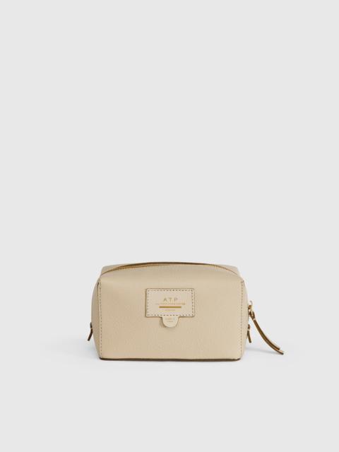 ATP ATELIER Capanne Mandorla Grained Leather Beauty Bag