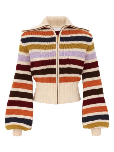 Zimmermann VALIANT WOOL STRIPED BOMBER
