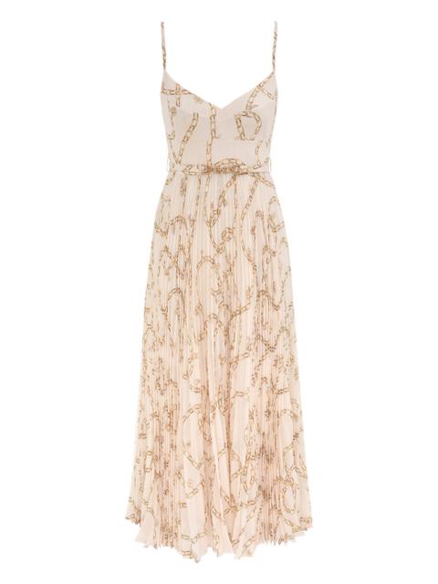 SUNRAY PLEATED PICNIC DRESS