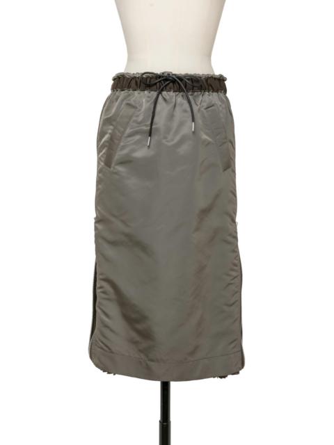 Nylon Twill Skirt