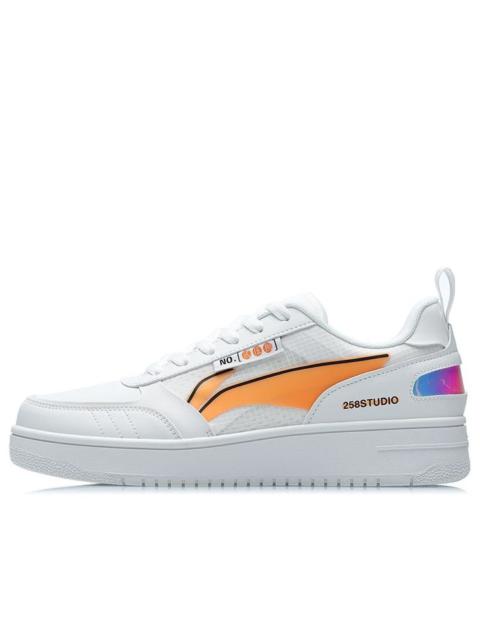 Li-Ning Li-Ning No.258 Classic Leisure Low 'White Orange' AGCR201-1