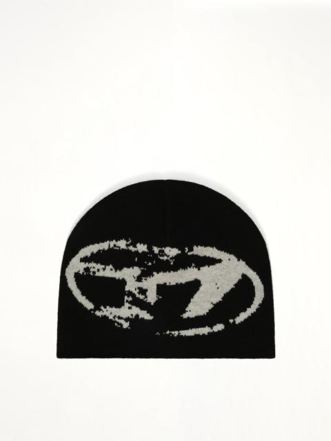 Diesel K-APITAN Knit Caps in Black