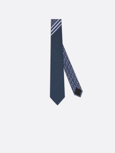 Dior Striped Dior Oblique Tie
