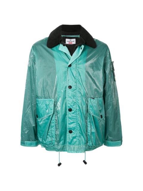 x Stone Island New Silk Light jacket