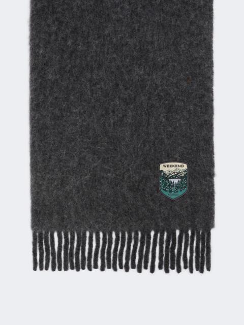 WEEKEND Max Mara SCALATA Alpaca and wool stole - MEDIUM GREY