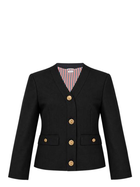 Thom Browne V-Neck Cardigan Jacket