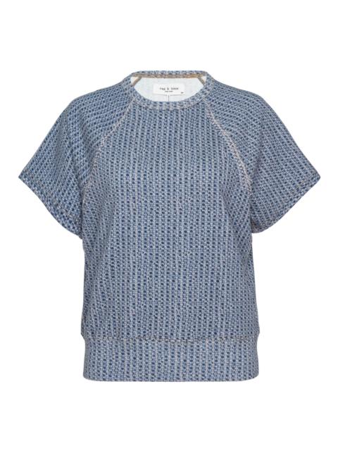 rag & bone Miramar Terry Short Sleeve Sweatshirt