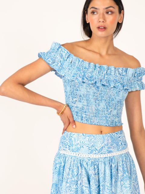 Poupette St Barth Top Alitza - Blue Palmarosa