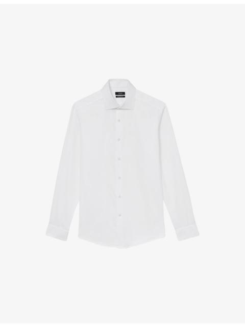 REISS Remote Slim-Fit Cotton Shirt