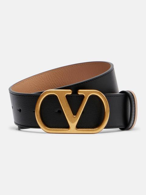 Valentino VLogo 40 reversible leather belt