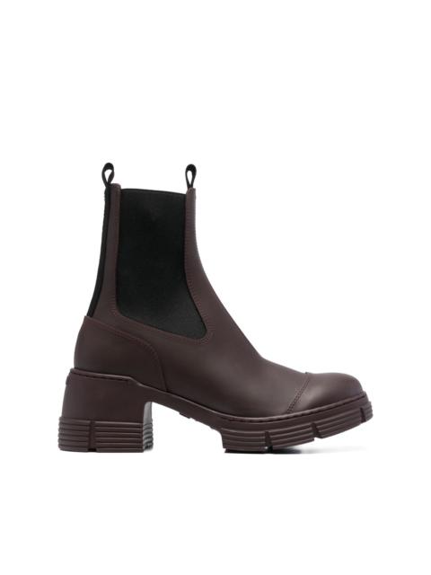GANNI Chelsea 70mm ankle boots