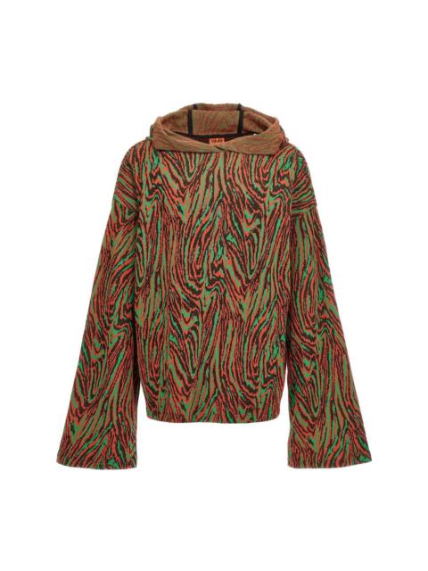 vitelli Flow jacquard hoodie
