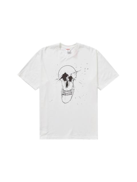 Supreme Supreme Ralph Steadman Skull Tee White
