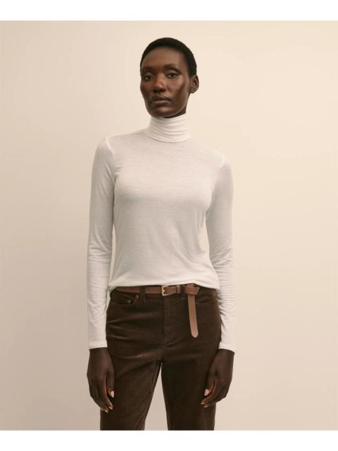 Brooks Brothers Lightweight Modal Cashmere Turtleneck